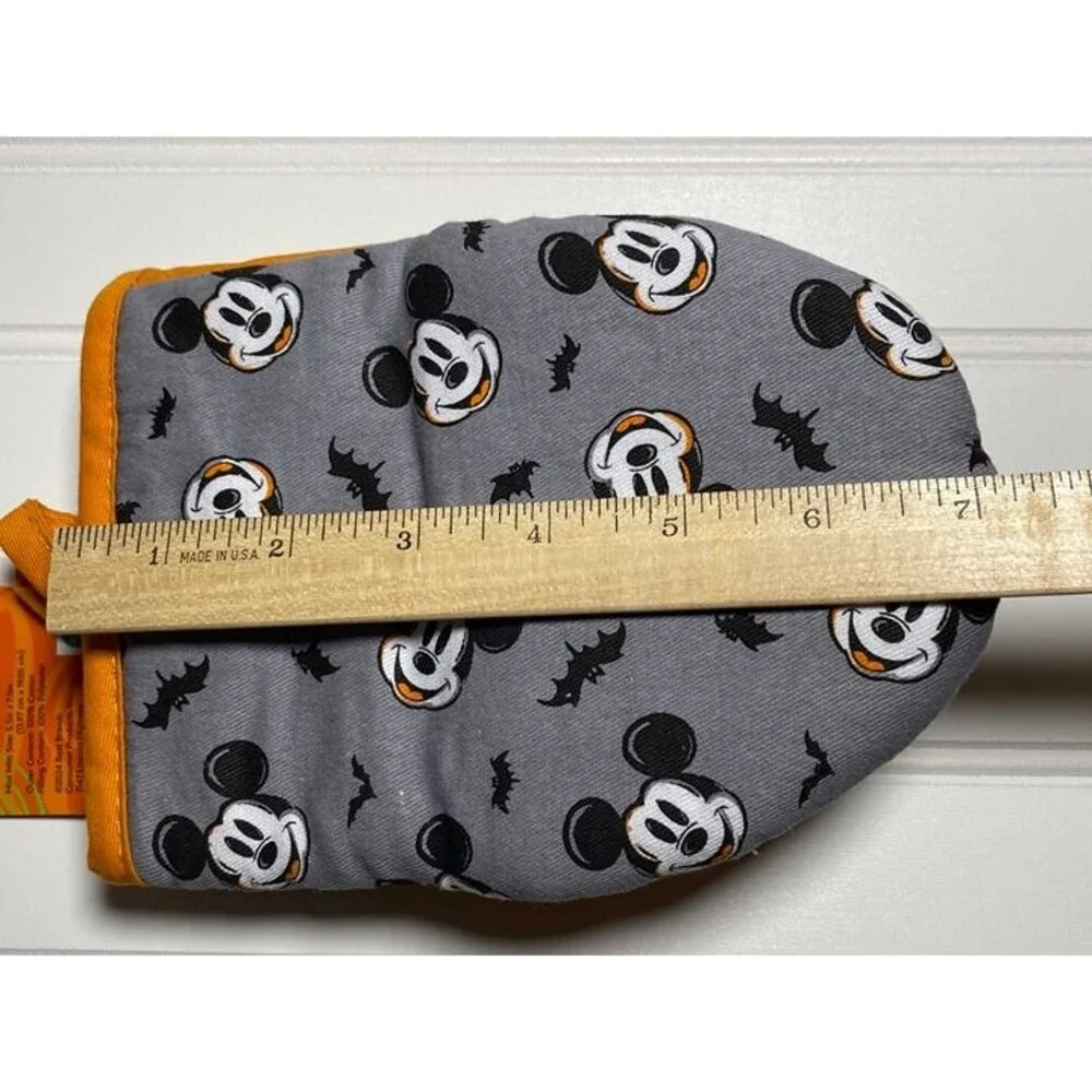 Disney Mickey Mouse Halloween Bats Oven Mini Mitts Pot Holder 2pc New!